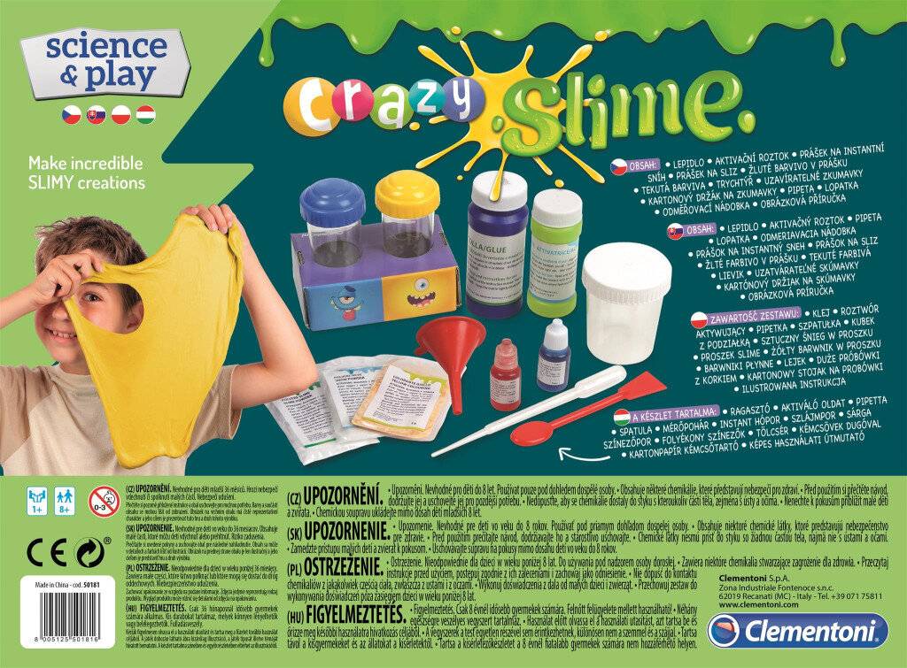 Crazy Slime-Herstellungsset Clementoni