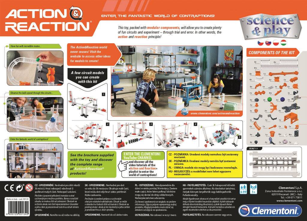 Path Action-Reaktion Wissenschaftsset Clementoni
