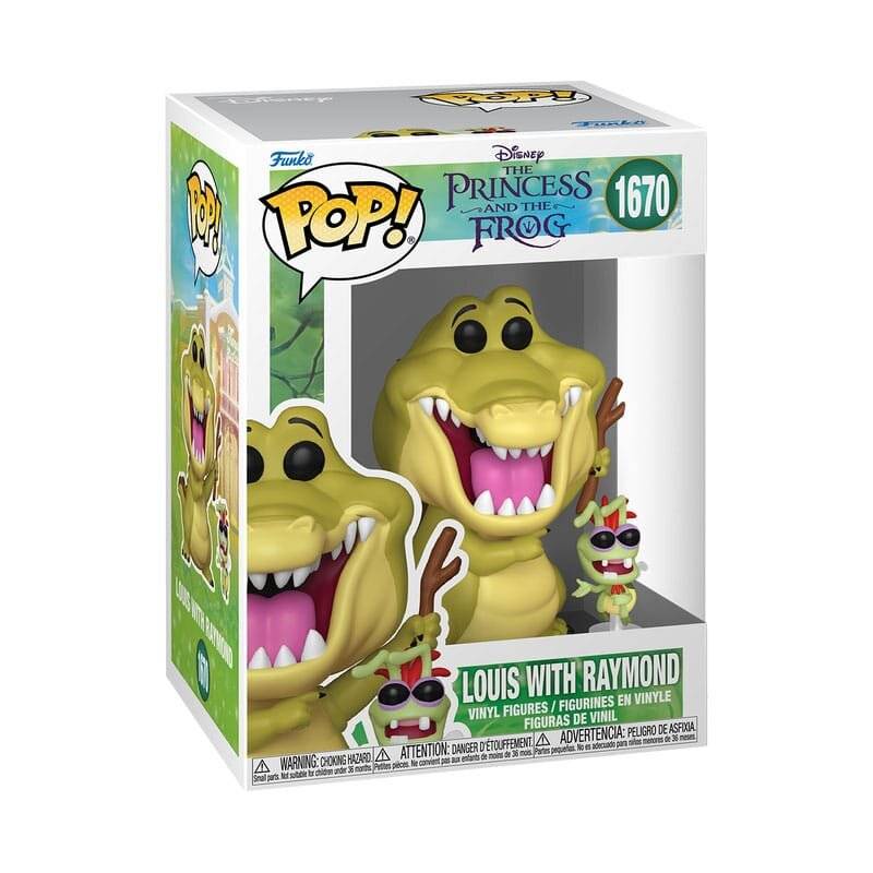POP-Figur Disney Tiana y el Sapo Louis mit Raymond