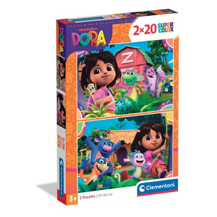 Dora die Entdecker-Puzzle 2x20 Stü ck