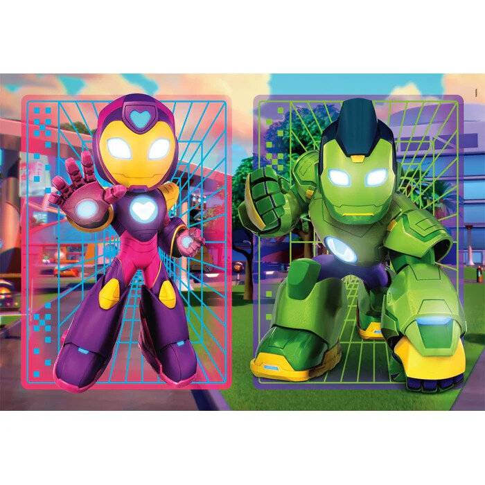 Marvel Iron Man und sein fantastisches Puzzle 2x20 Stü ck