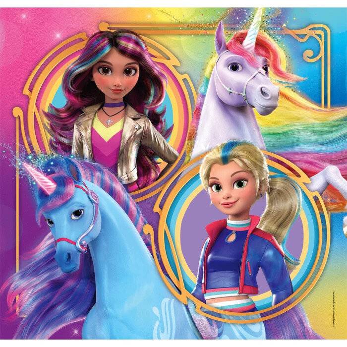 Unicorn Academy Puzzle 3x48 Stü ck