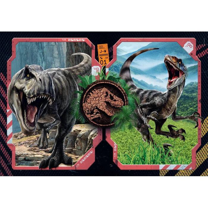 Jurassic World Puzzle 2x60 Stü ck