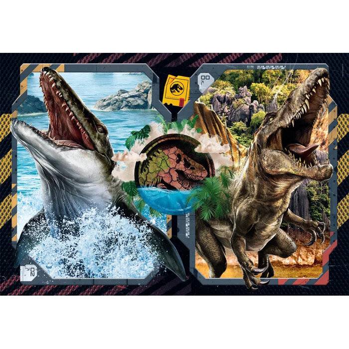 Jurassic World Puzzle 2x60 Stü ck