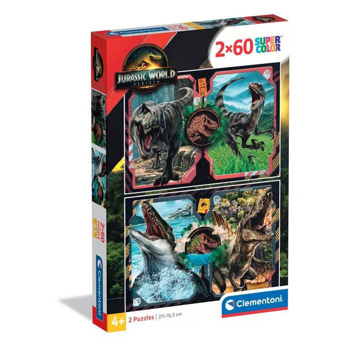 Jurassic World Puzzle 2x60 Stü ck