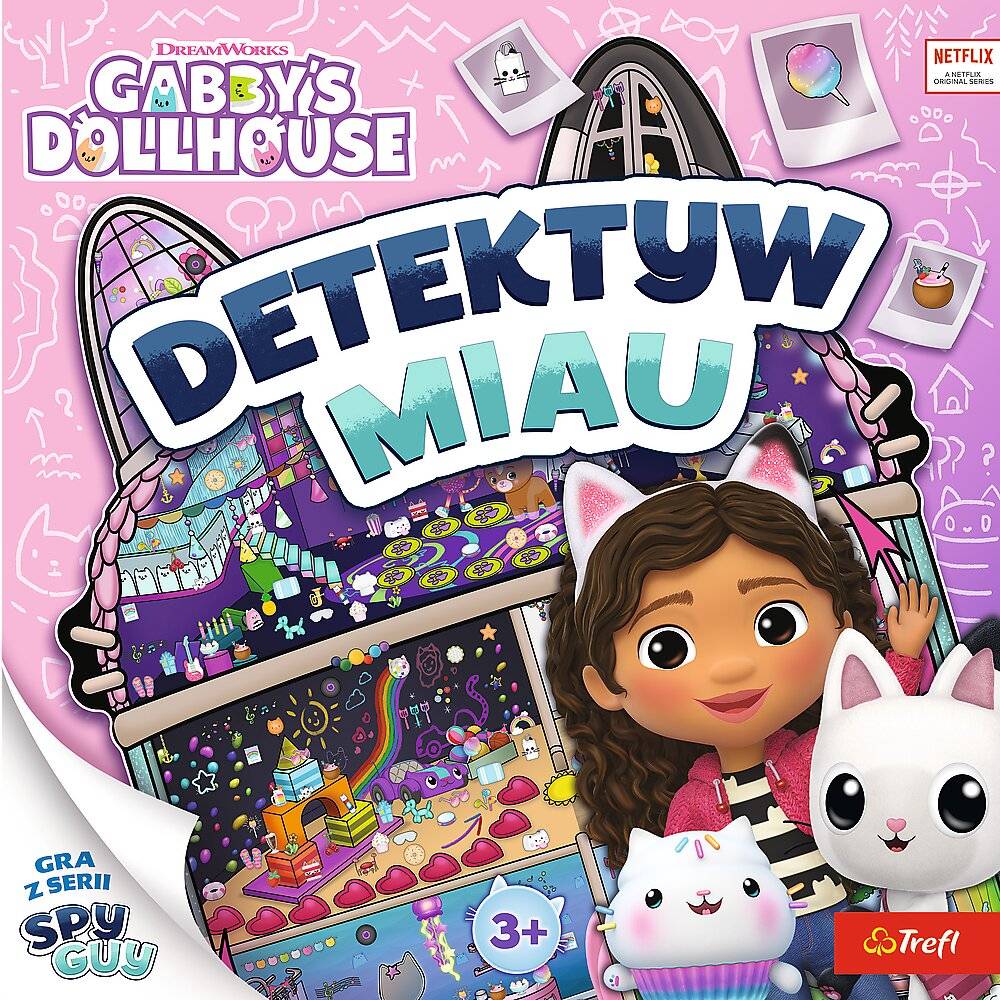 TREFL Detektiv Meow Familien-Brettspiel Gabis Katzenhaus Trefl 02695