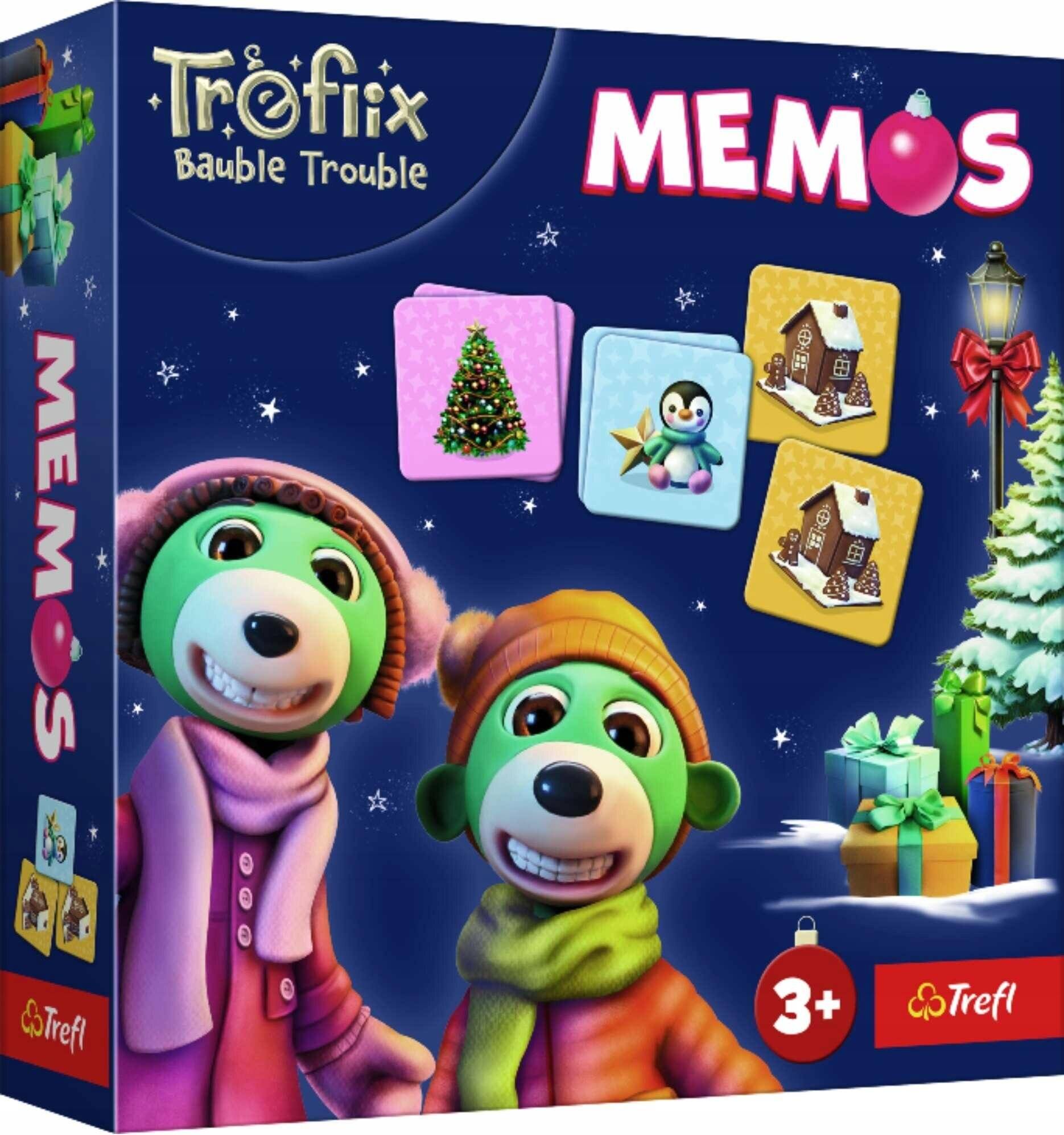SPIEL - Memos Treflix Bauble Trouble Trefl 02734
