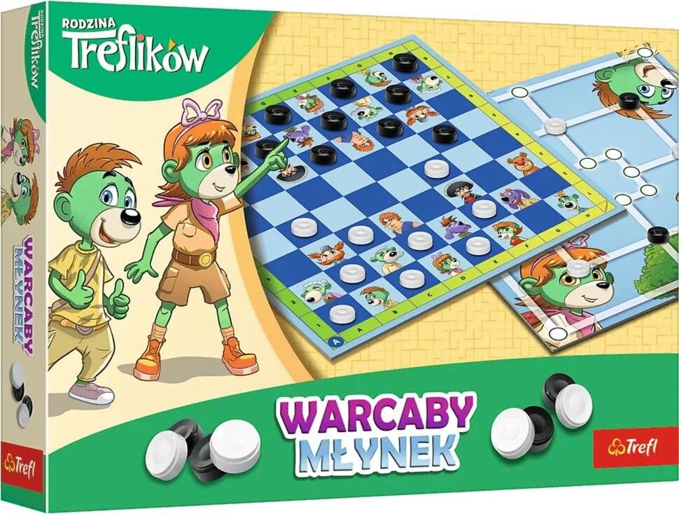 SPIEL - Dame und Mühle Trefl Familie Trefl 02658