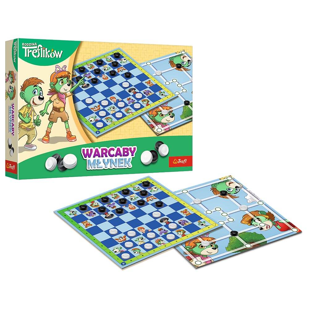 SPIEL - Dame und Mühle Trefl Familie Trefl 02658