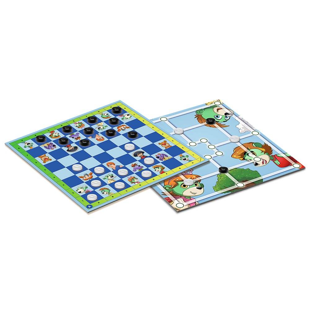 SPIEL - Dame und Mühle Trefl Familie Trefl 02658