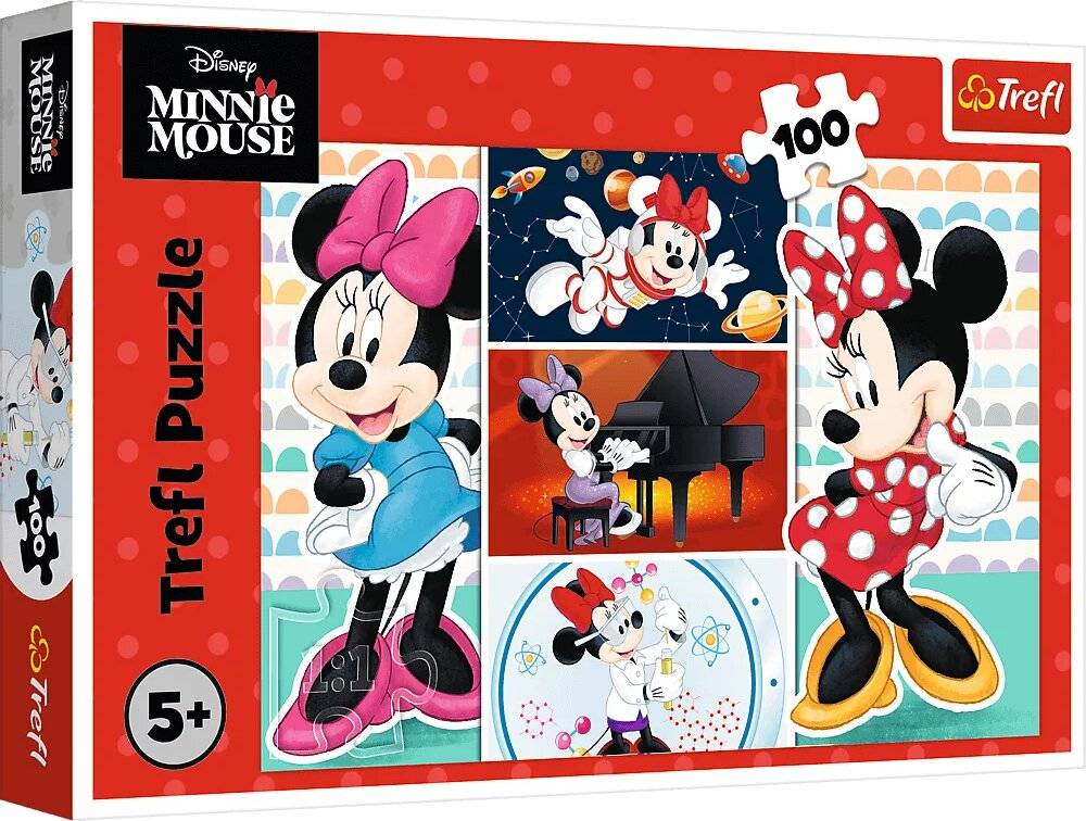 Puzzle 100 - Lustige Minnie Disney Trefl 16517
