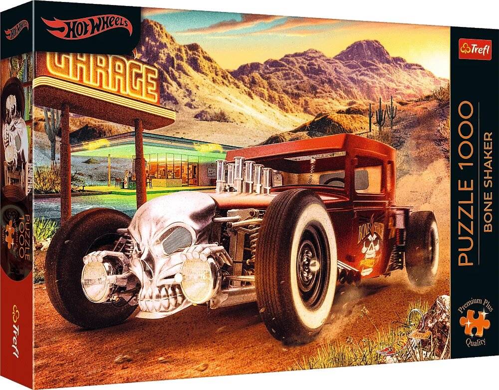 Puzzle - 1000 Premium Plus - Hot Wheels: Bone Shaker - Trefl 12091