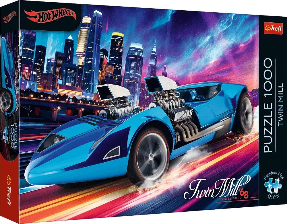 Puzzle - 1000 Premium Plus - Hot Wheels: Twin Mill - Trefl 12092