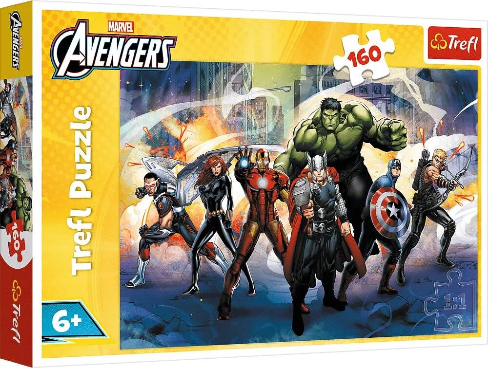 Puzzle - 160 - Superkräfte - Disney Marvel The Avengers - Trefl 15428