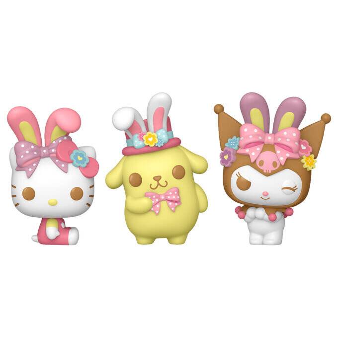 Hello Kitty Pocket POP! Vinyl Figuren Easter Egg 3-Pack HK 4 cm