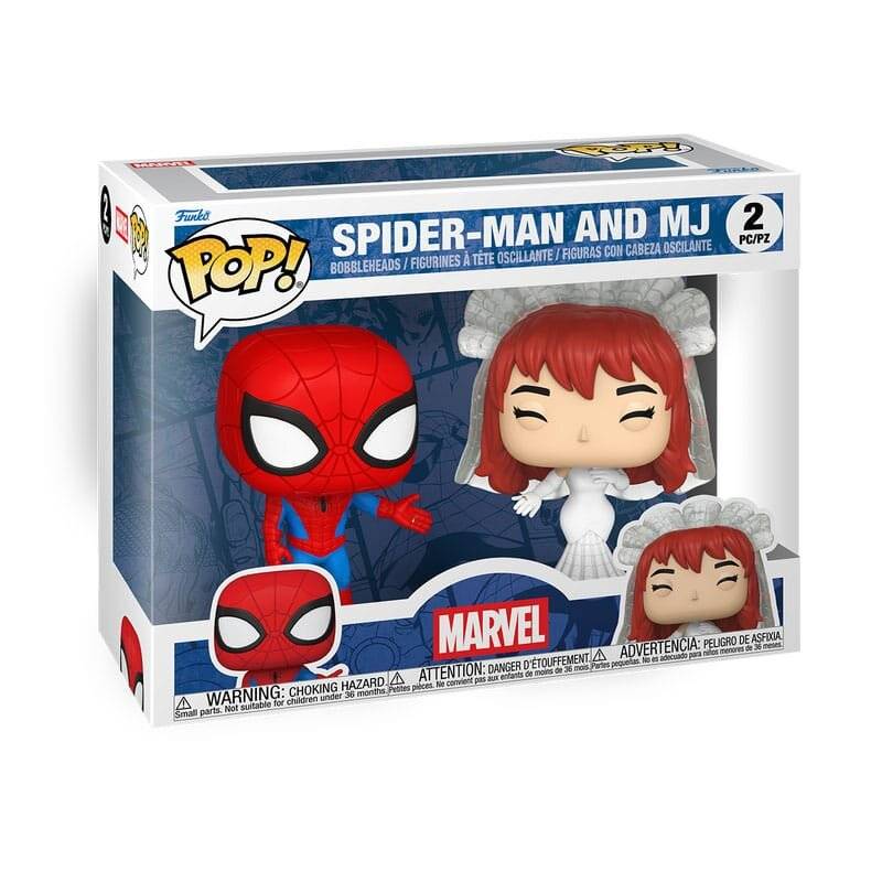 POP-Pack mit 2 Figuren Marvel Spider-Man und MJ