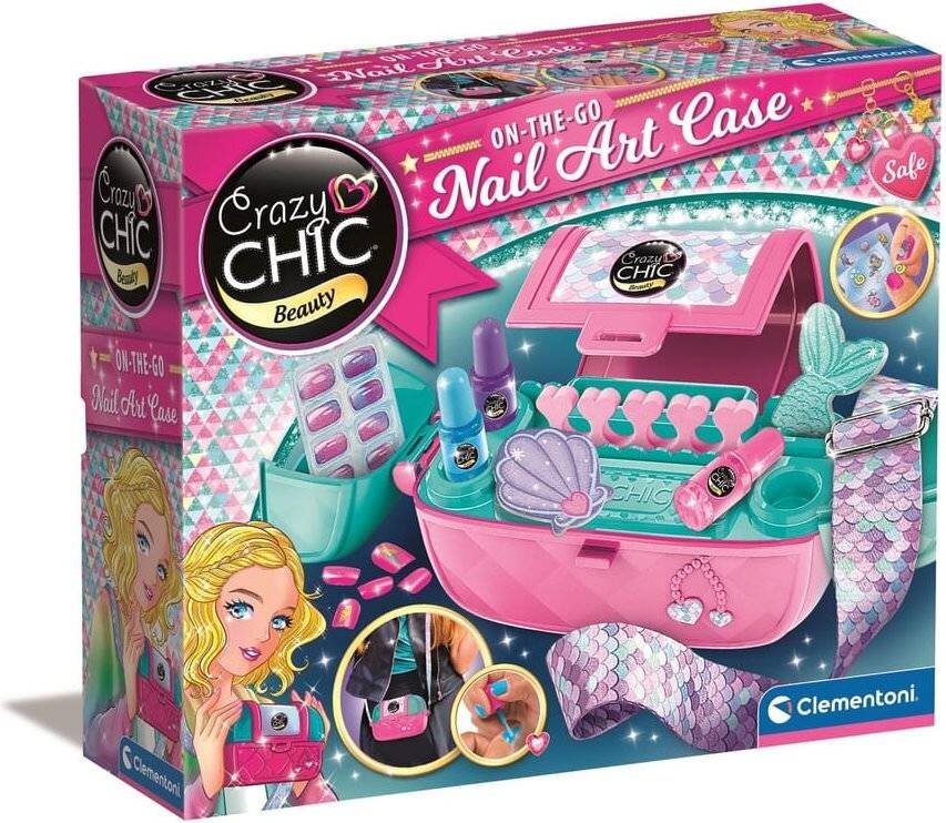 Crazy Chic Mobiles Nagelstudio in der Handtasche Clementoni 18217