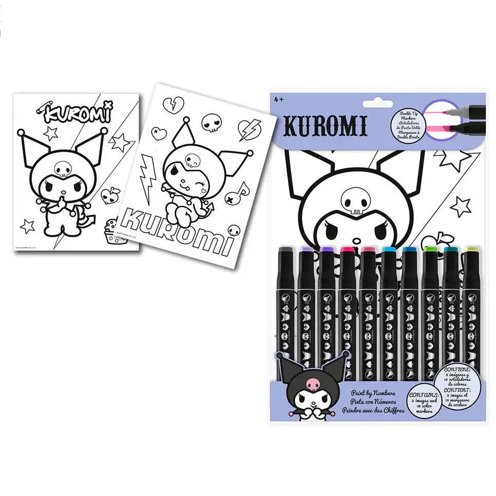 Kuromi Malbuch nach Zahlen