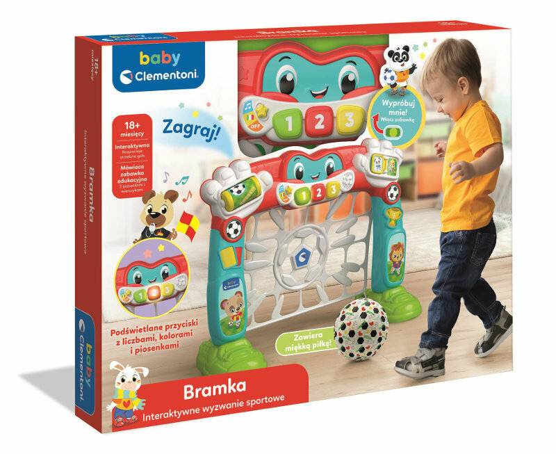 Interaktives Fußballtor Polnische Sprache Clementoni 50926