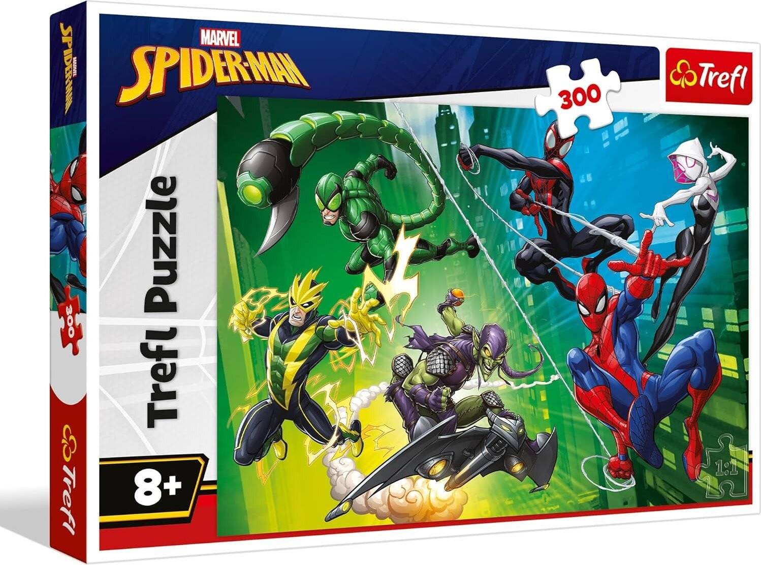 TREFL Puzzle Spiderman: Eine Spinne mit 300 Puppen