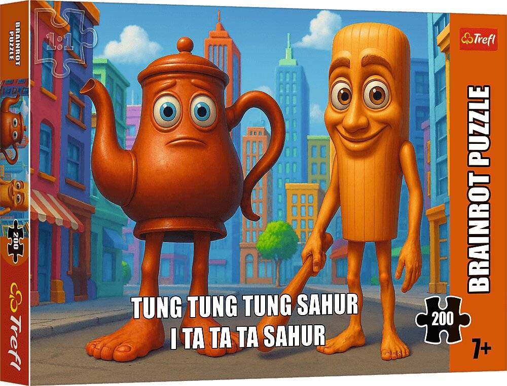 TREFL Puzzle BrainRots: Tung Tung Sahur 200 dlc