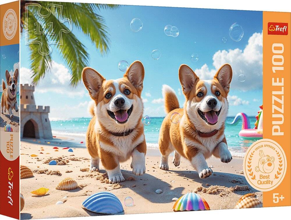TREFL Puzzle Hund Corgi 100 Stü ck