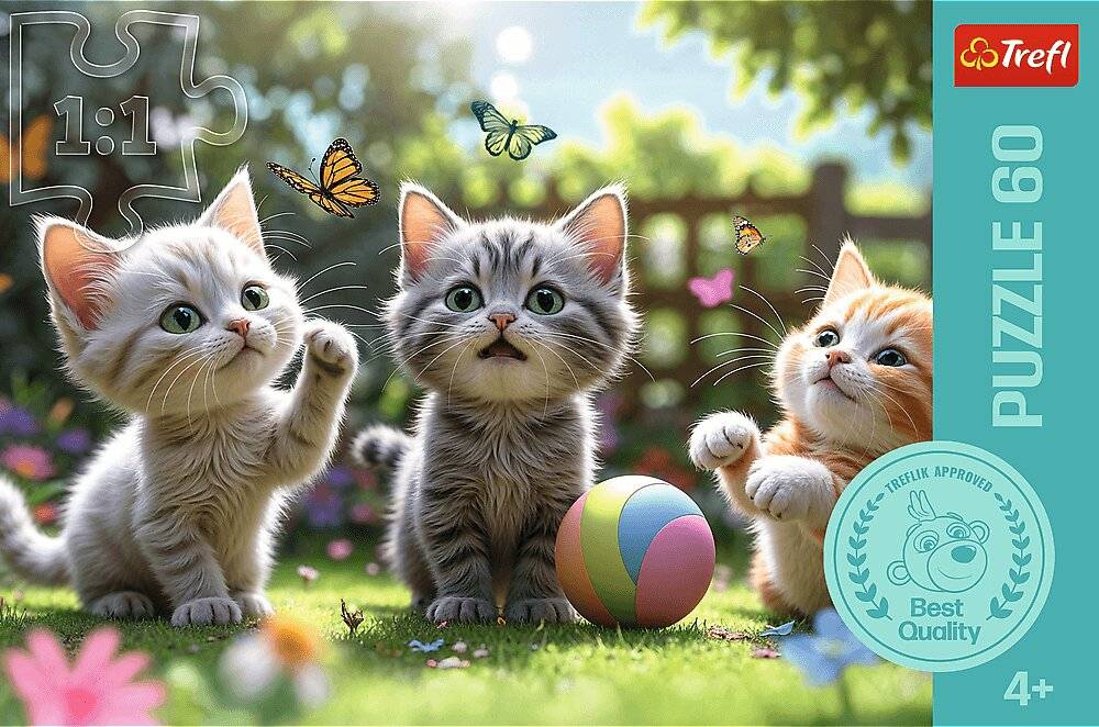 TREFL Puzzle Drei Kä tzchen 60 dls
