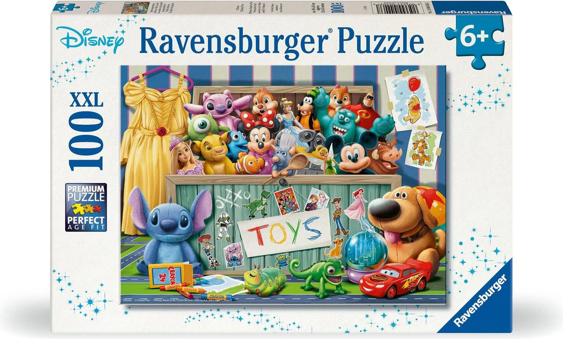 RAVENSBURGER Puzzle Disney: Figurenrä tsel XXL 100 Stü ck