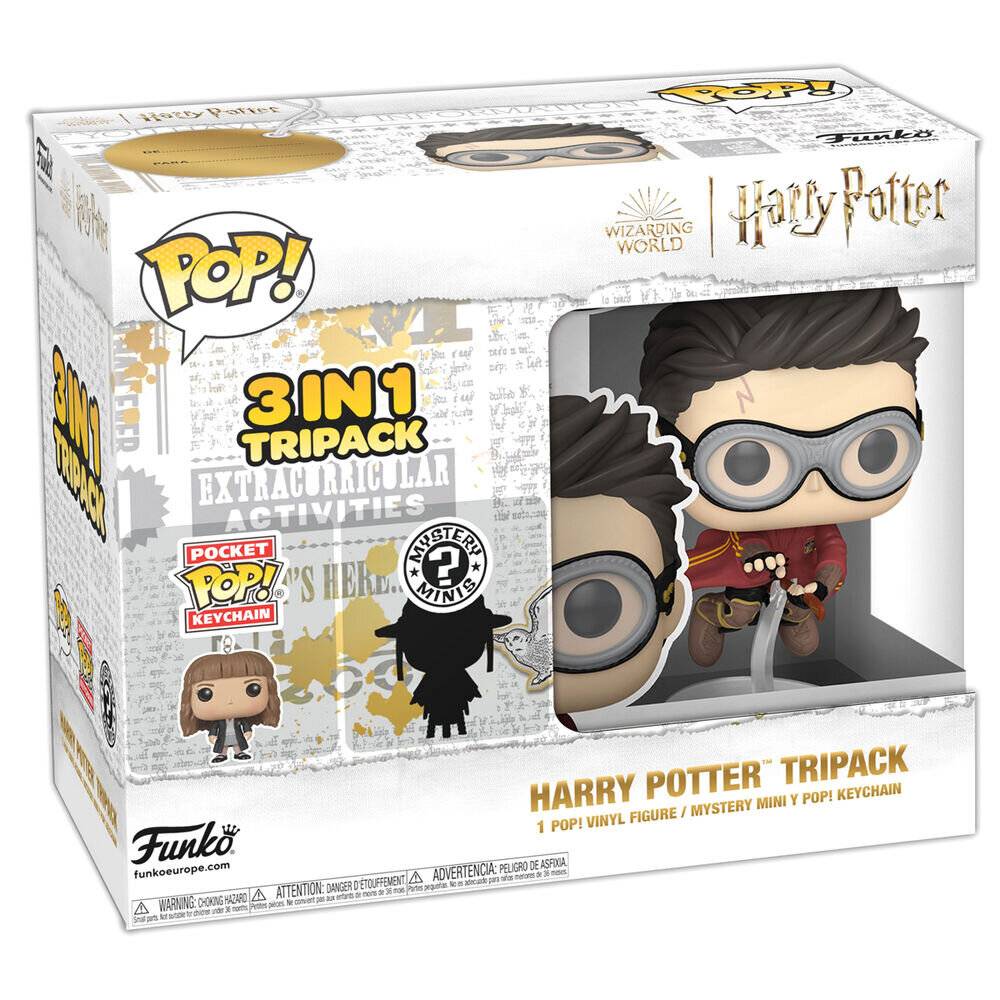 Harry Potter Funko Tripack POP + Mystery Mini+ Schlü sselanhä nger