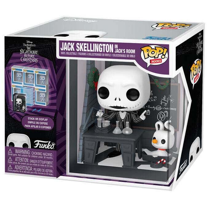 POP-Figur Nooks Disney Nightmare Before Christmas Jack Skellington in Jacks Zimmer