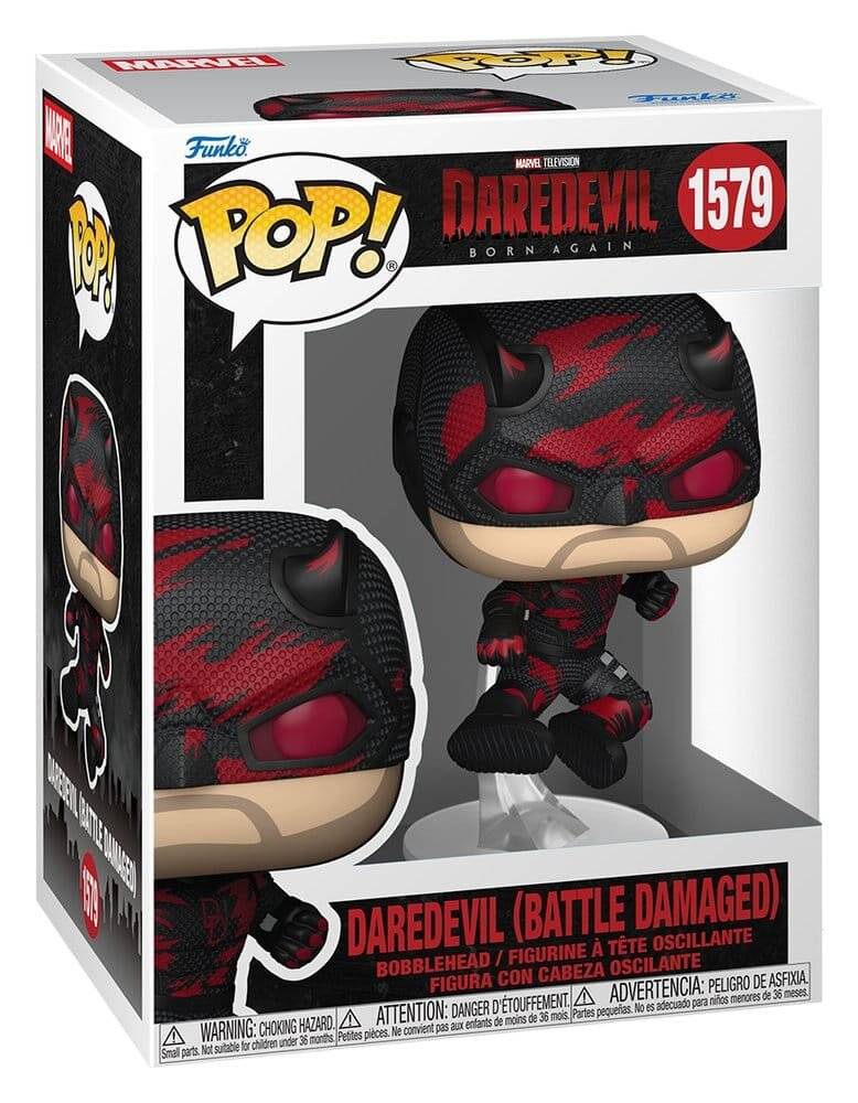 POP-Figur Marvel Daredevil Born Again Daredevil Battle beschä digt