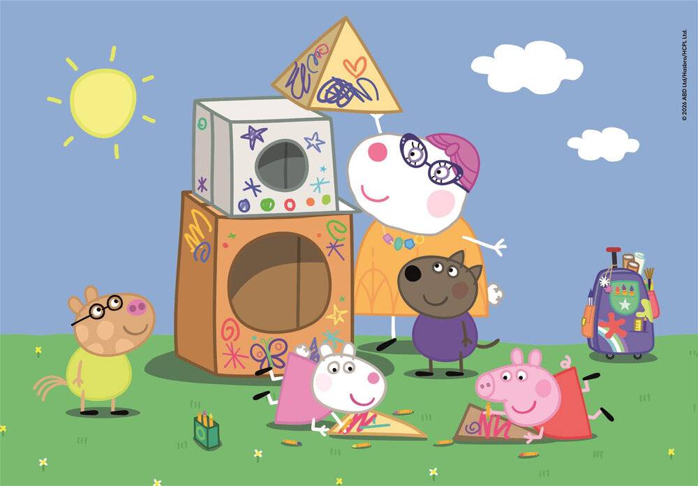 Puzzle 2×60 Super Color PEPPA PIG | Clementoni 24833 | 3+