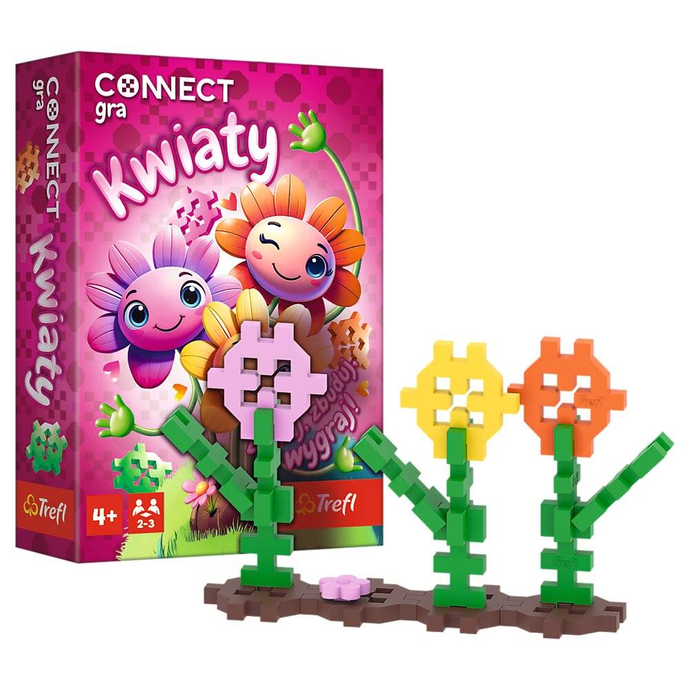 Spiel - Connect Blumen - Trefl 02887