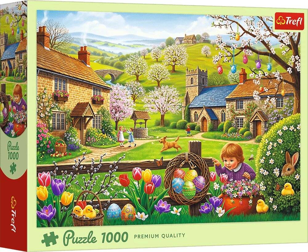 TREFL PUZZLE 1000 Ostereiersuche 10977