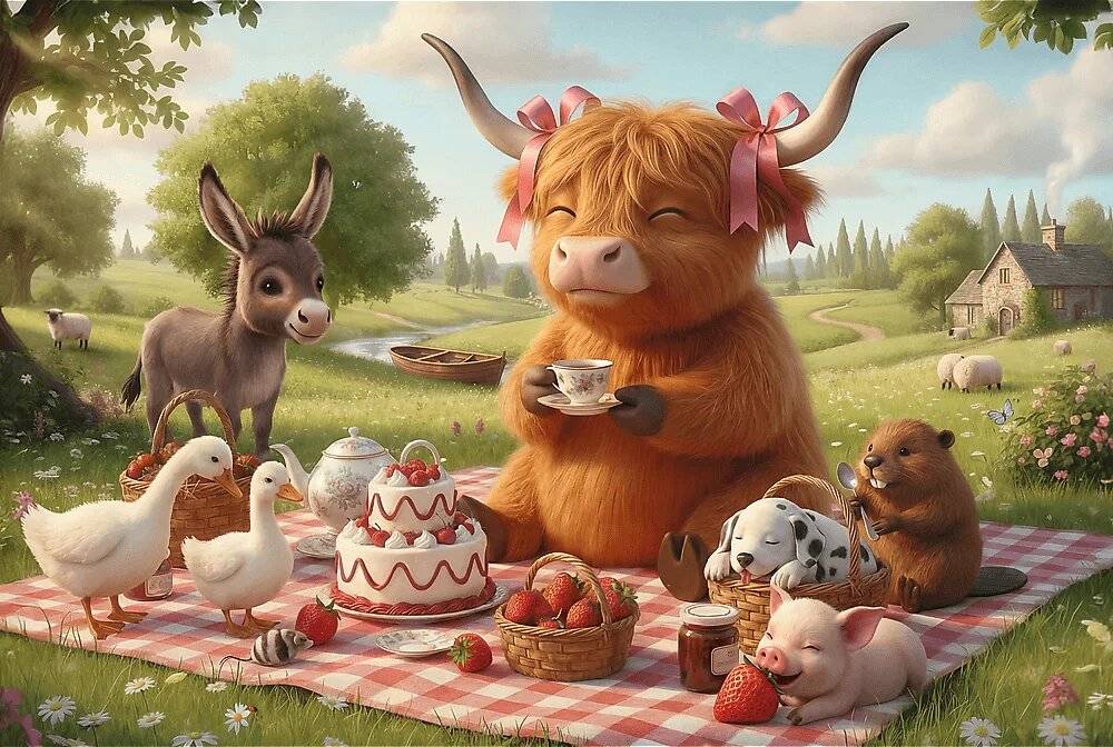 Puzzle 300 Teile - Sweet Picnic - Trefl 23051
