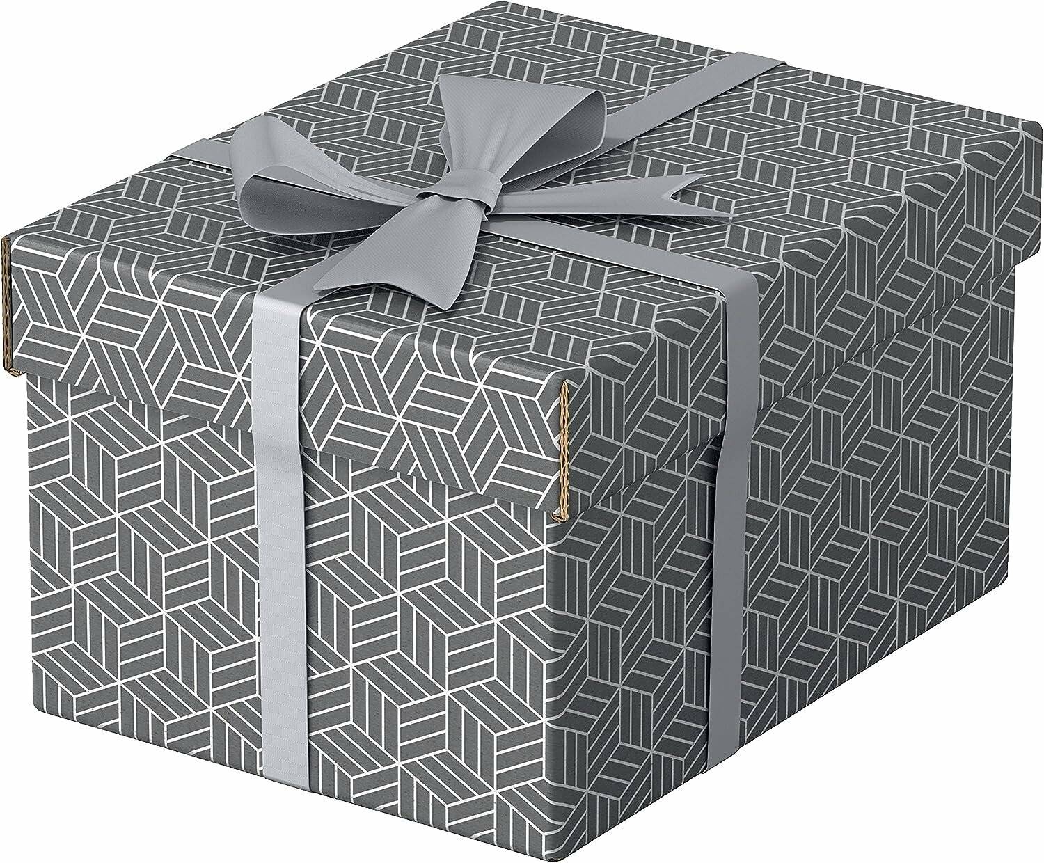 3 Esselte Home Aufbewahrungsboxen 6,5 l grau 20,0 x 25,5 x 15,0 cm