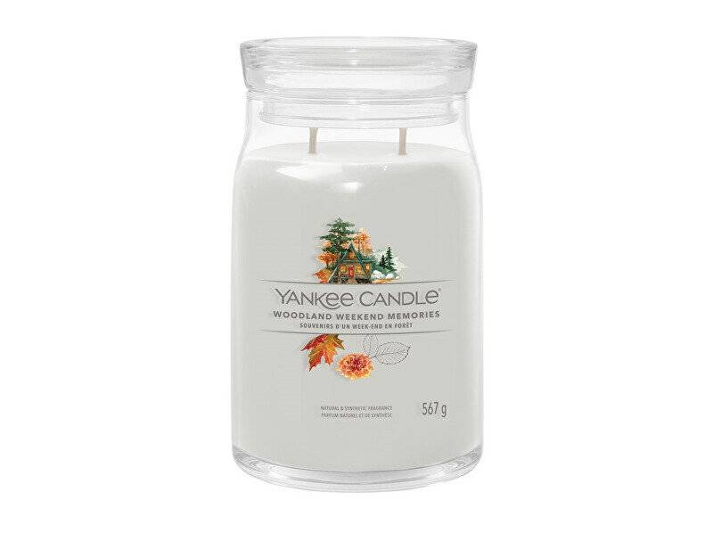 Yankee Candle Woodland Wochenende Erinnerungen Signatur Kerze groß 567g