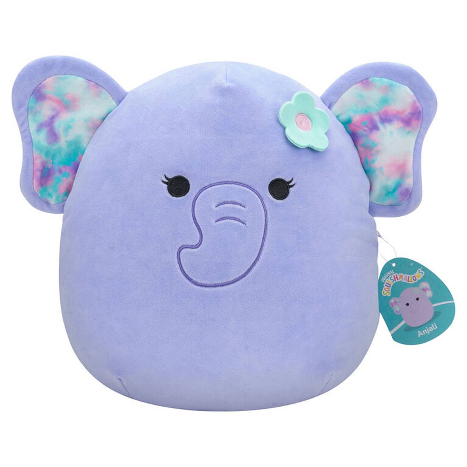 Jazwares SQK3440; SQCR05378 - Squishmallows 19 cm (7,5") - Serie 18 - 01 - Anjali der lila Elefant