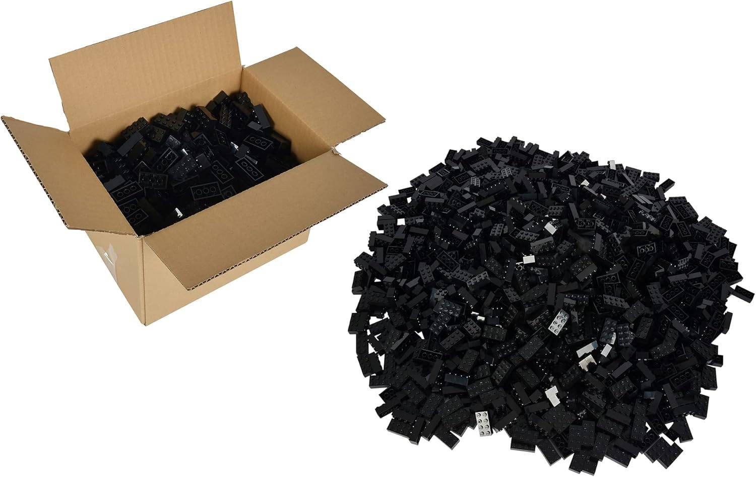 Androni 104118935 - Blox 500 schwarze 8er Steine lose