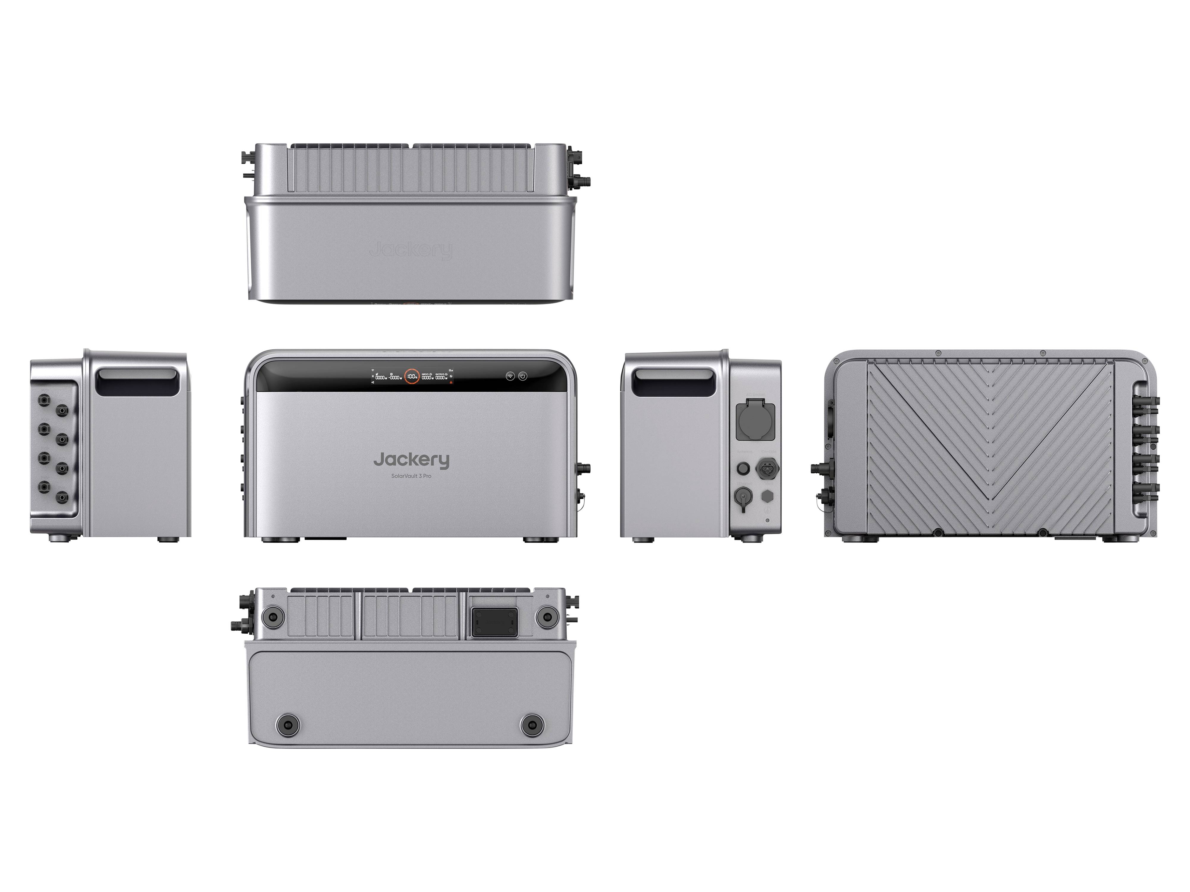 JACKERY Balkonkraftwerk SolarVault 3 Pro, 2520 Wh, Solarspeicher