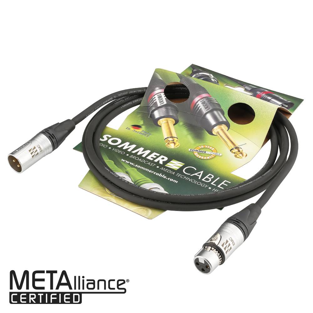 Mikrofonkabel Referenz EMC-QUAD, 4 x 0,14 mm² | XLR / XLR, NEUTRIK®