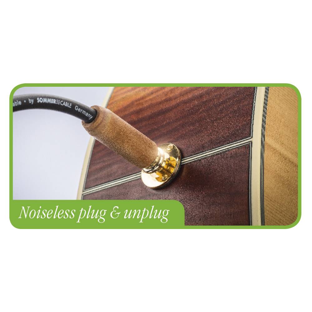 Instrumentenkabel SC-SPIRIT LLX, HICON WOODPLUG, 1 x 0,38 mm² | Klinke / Klinke, HICON