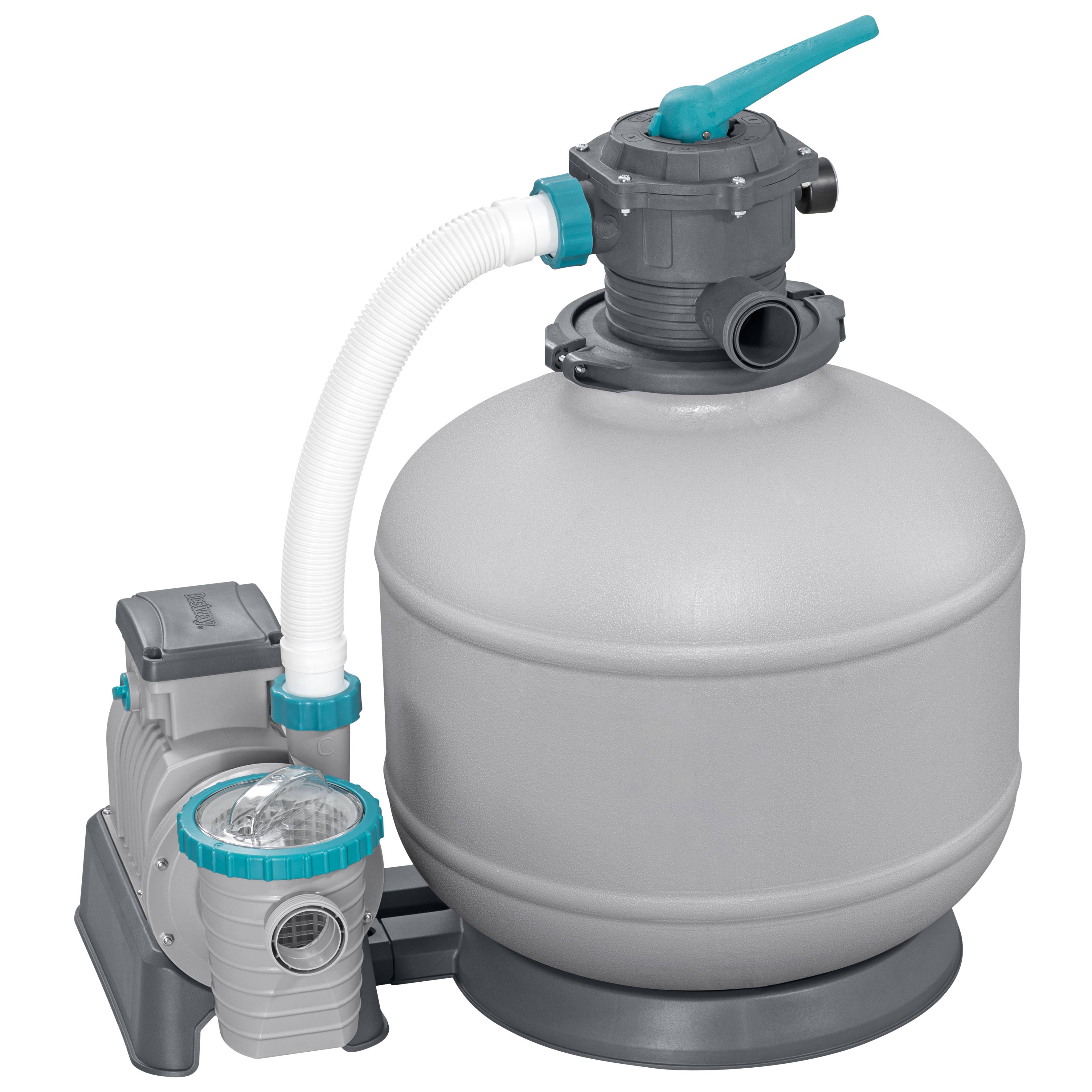Bestway Sandfilteranlage Sandfilterpumpe 11355l/h Pool Filteranlage mit Timer