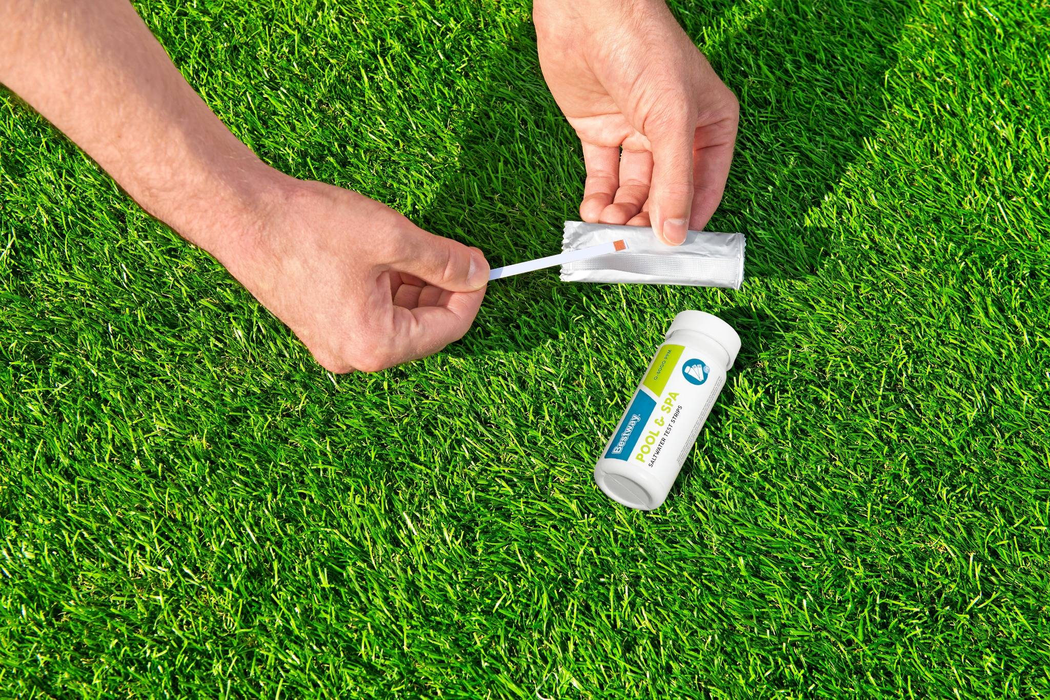 Bestway Salzwasser Teststreifen Pool Spa Salztest 25 Stück Poolreinigung Pool