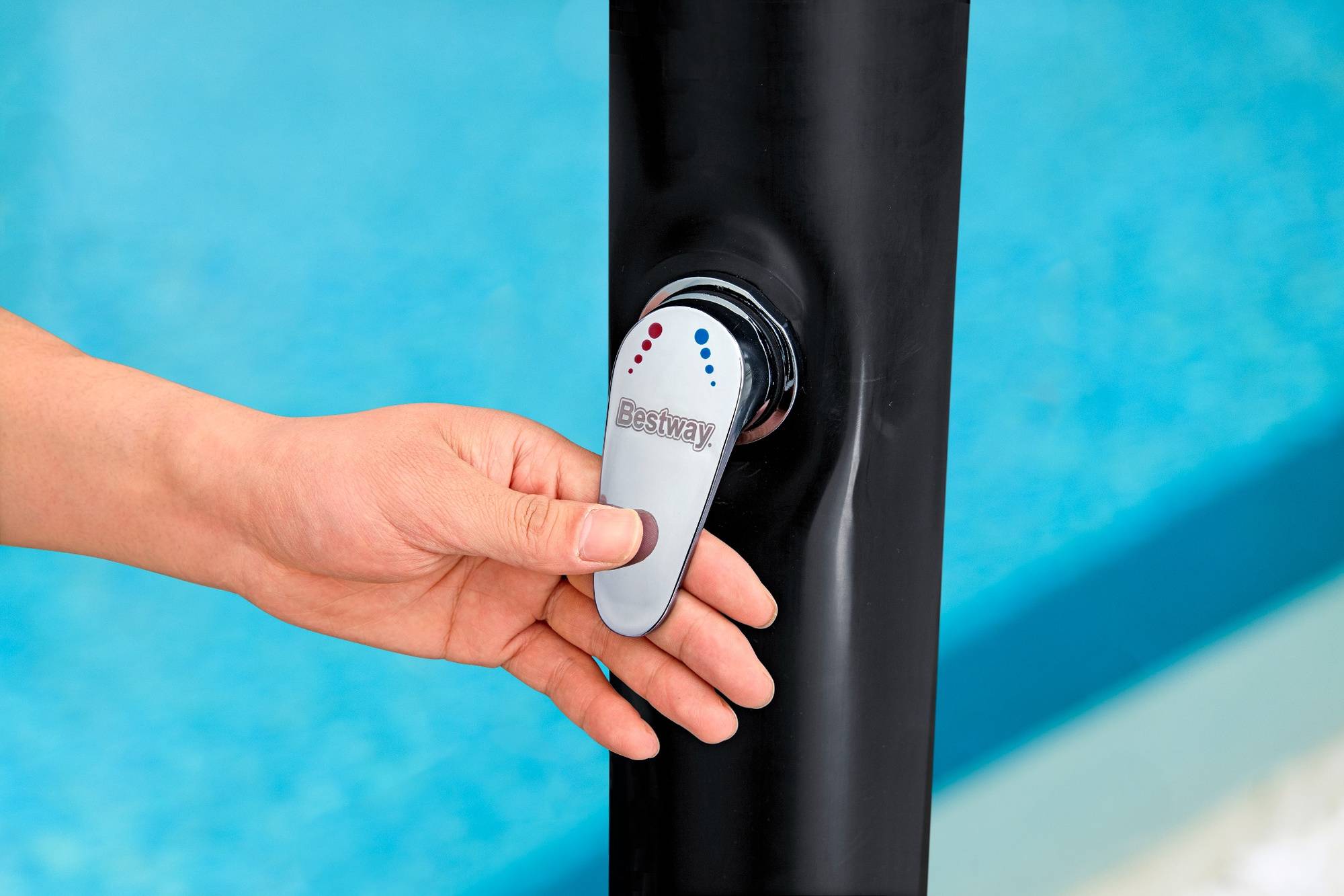 Bestway Gartendusche Solardusche Solarflow Pooldusche 20 Liter Camping Dusche