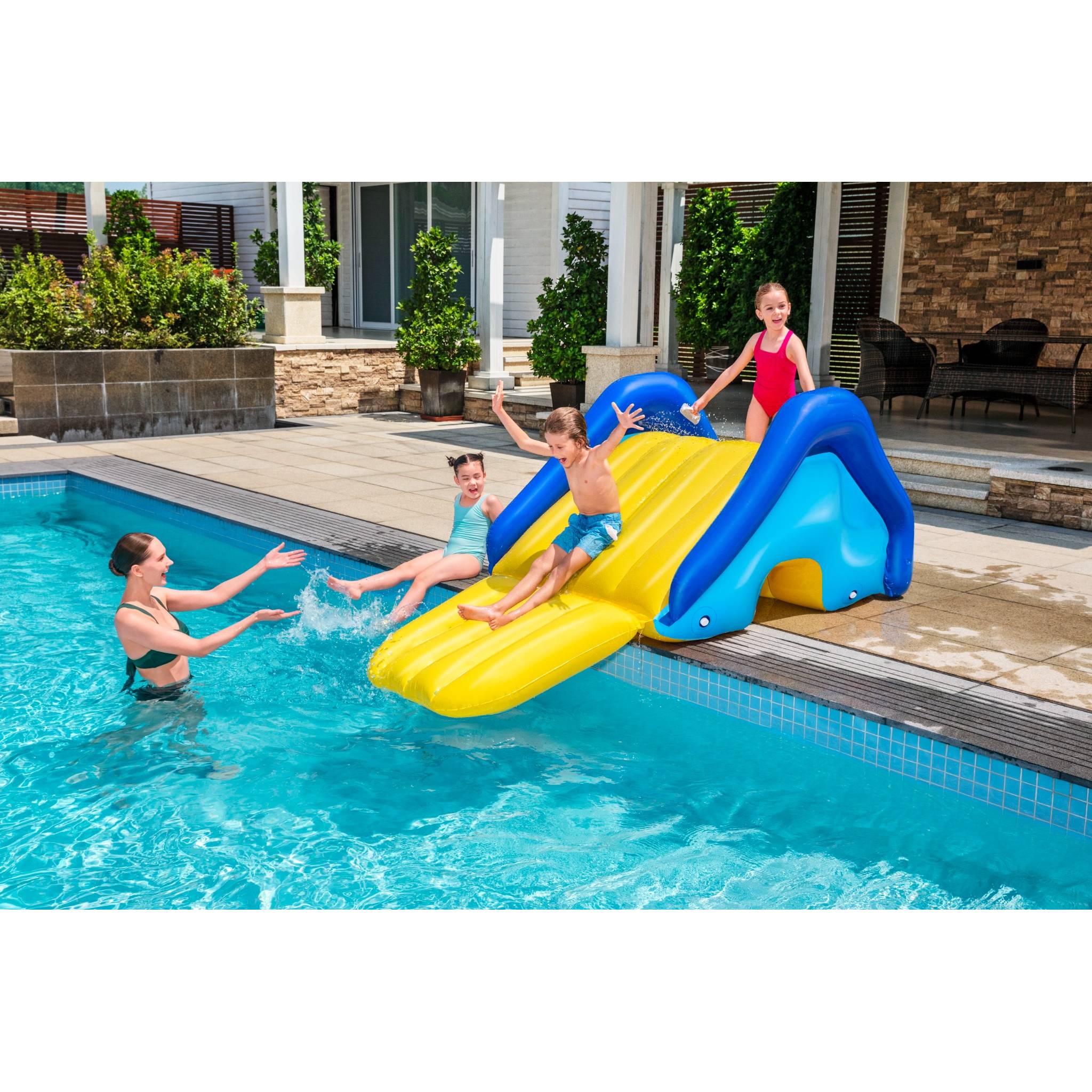 Bestway Extragroße Poolrutsche Wasserrutsche Waterslide Playcenter 247x124x100cm