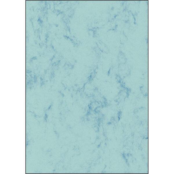 SIGEL Briefpapier Marmor blau DIN A4 200 g/qm 50 St.