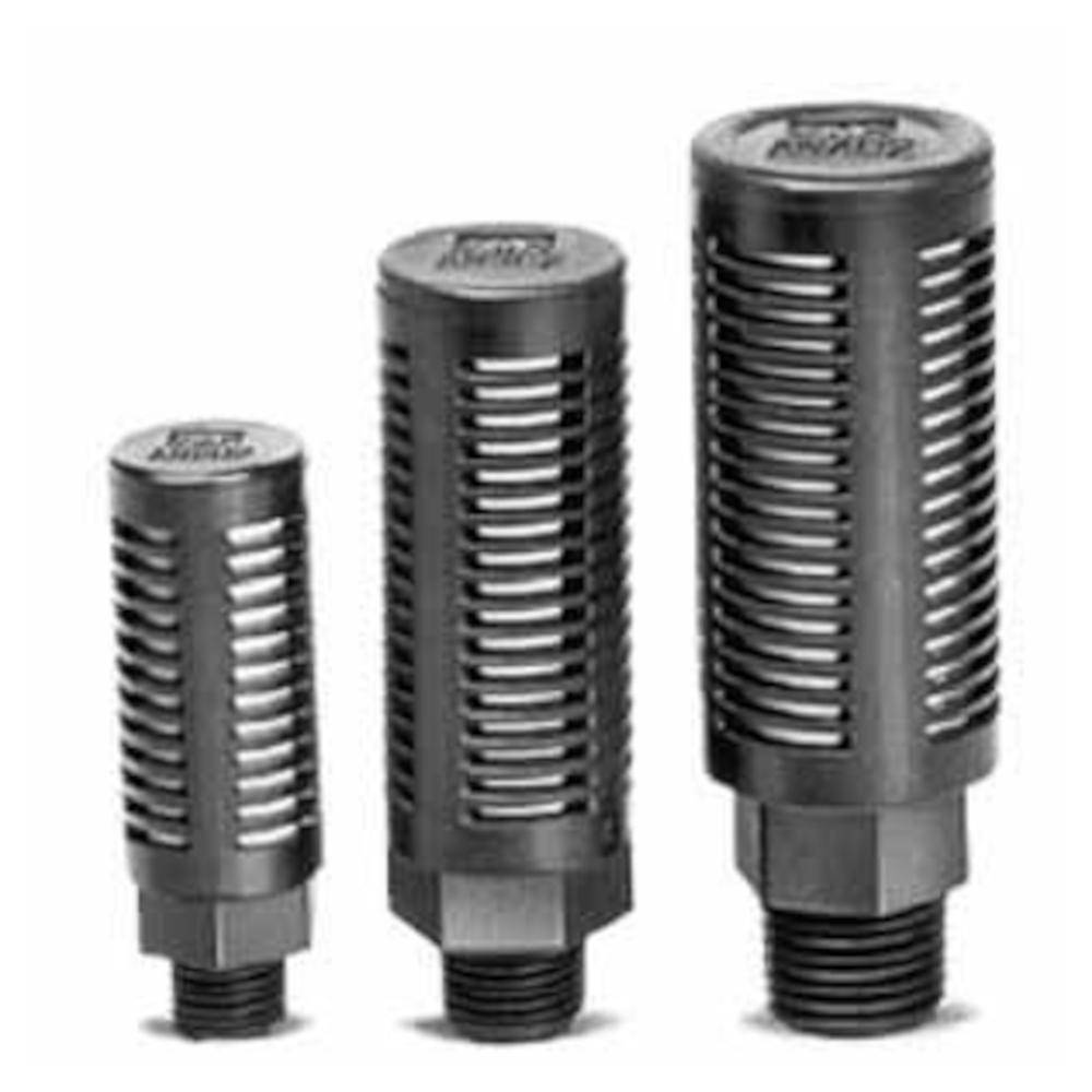 SMC Hochleistungs-Schalldämpfer AN302-03 - UL94-V0-Gehäuse - Außengewinde R 3/8" - Preis per Stück