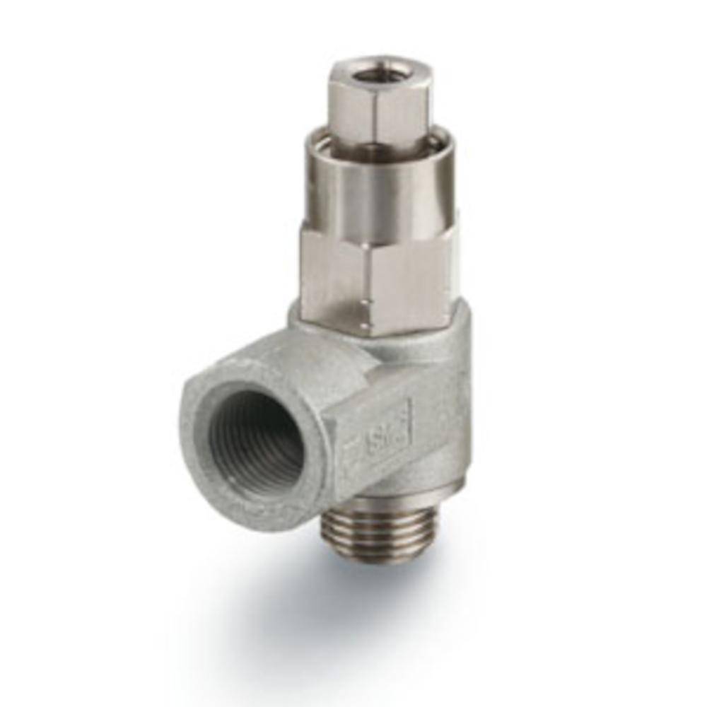 SMC Pilotgesteuertes Rückschlagventil AS3200-G03-X785 - Messing - max. 10 bar - Gewinde G 3/8" - Preis per Stück