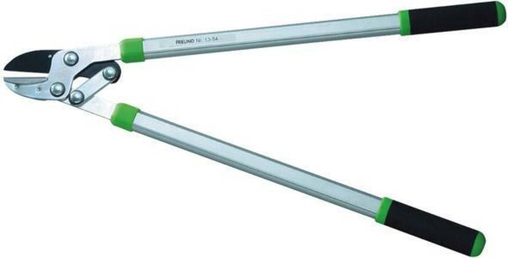 Astschere 13-54 AAmboss-Astschere robuste AusführungBesonders geeignet für größere BelastungenDurch Aluminium-Profilrohre leicht und handlichMit